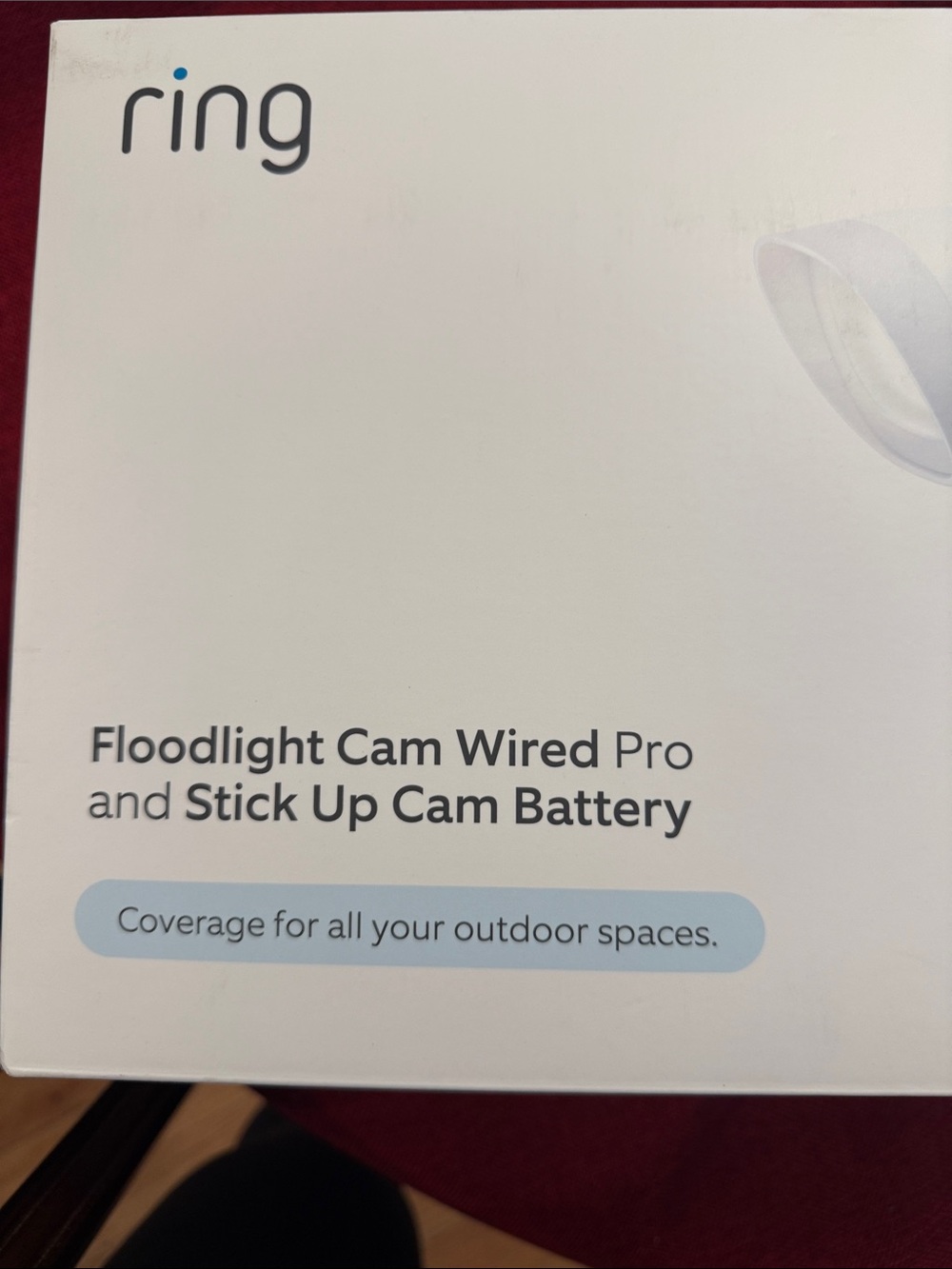 Ring Floodlight Cam wired pro and stick up cam battery - Picture 2 of 4